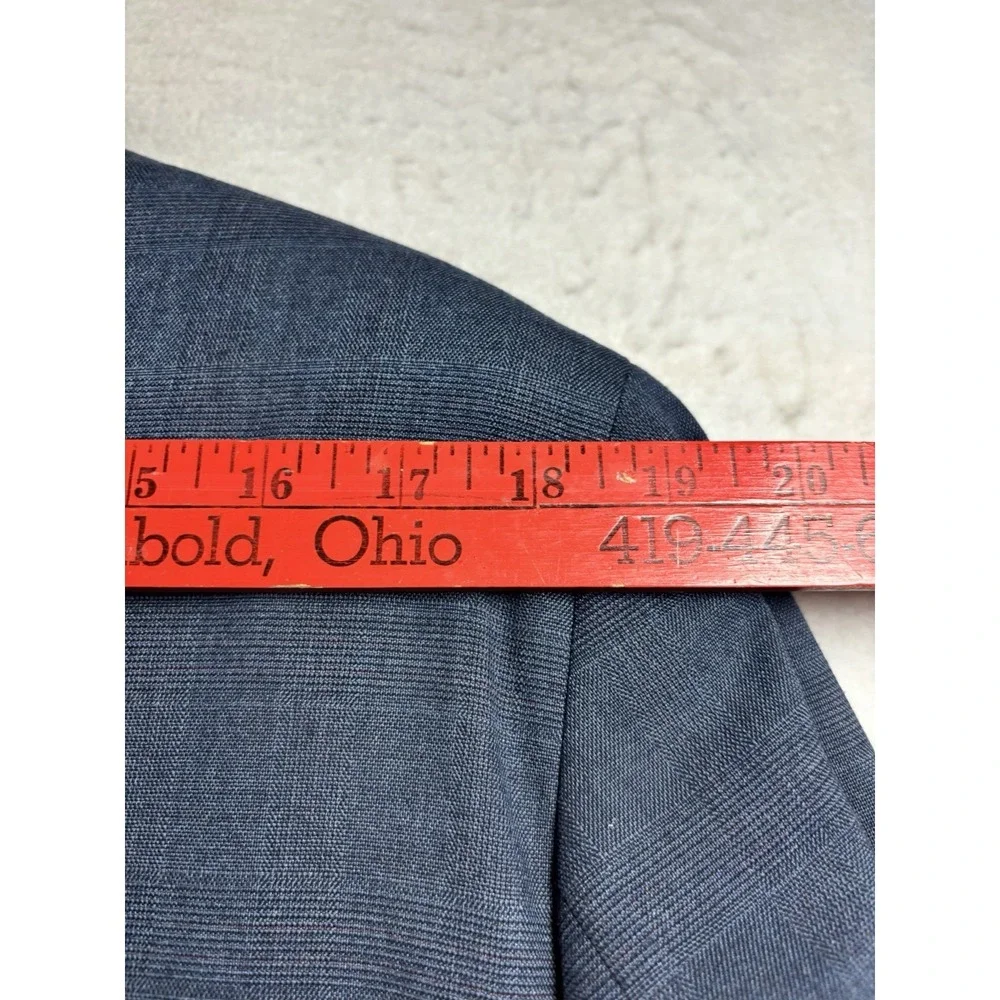Banana Republic Blazer Mens 44R slim fit Sport Coat Casual Jacket Suit Glen NWOT